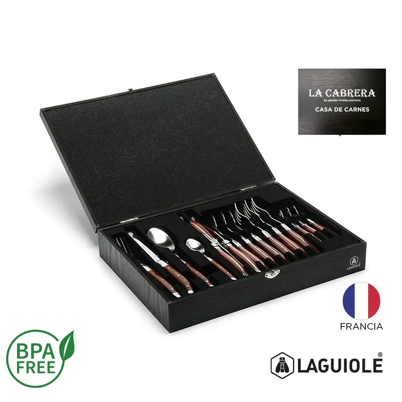 Set De Mesa X16 Piezas Laguiole, hojas acero 420 Set De Mesa X16 Piezas Laguiole, hojas acero 420