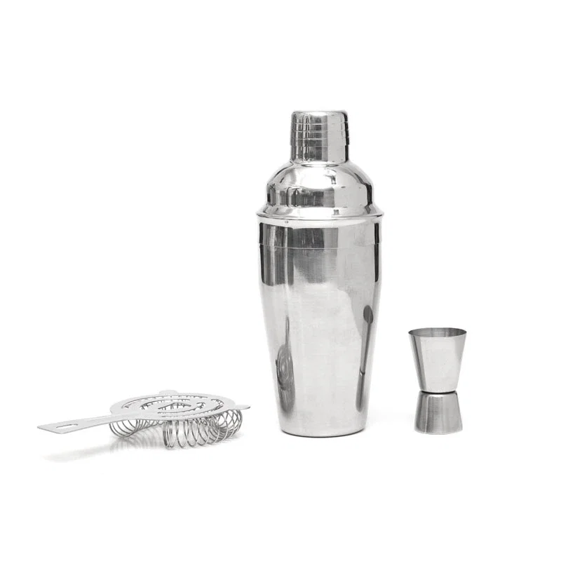 Coctail Set Barman acero inoxidable tapa colador