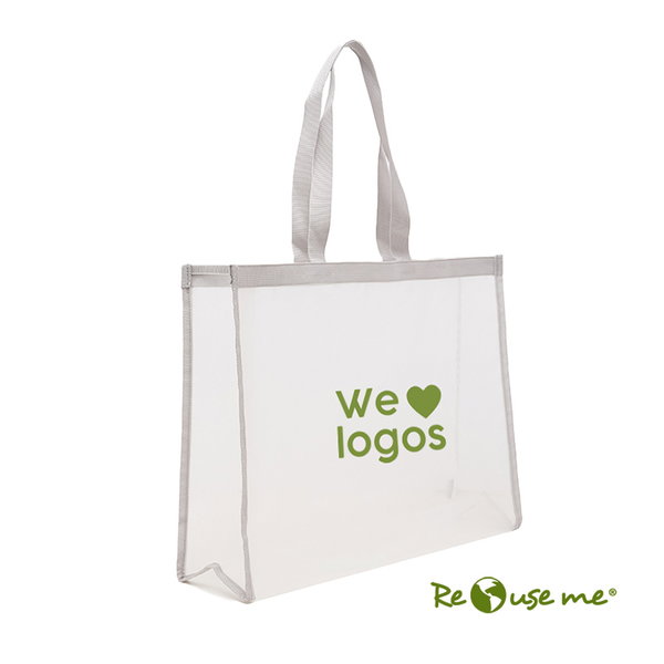 Bolsa Tero 43x35 24 L plástico reciclado personalizado con logo empresa - Merchandising corporativo Chile