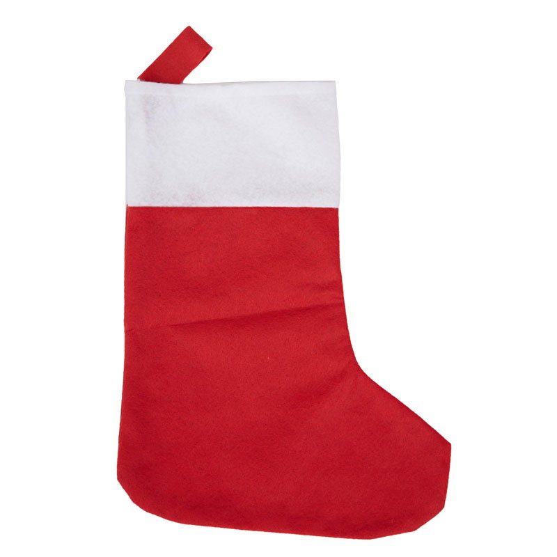 Bota De Navidad tela 26 x 36cm