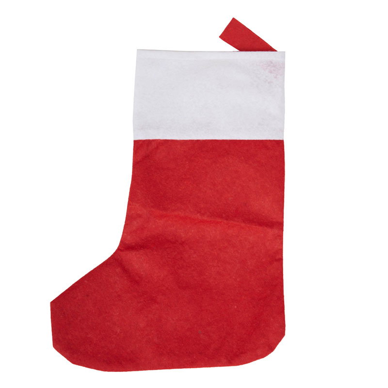 Bota De Navidad tela 26 x 36cm