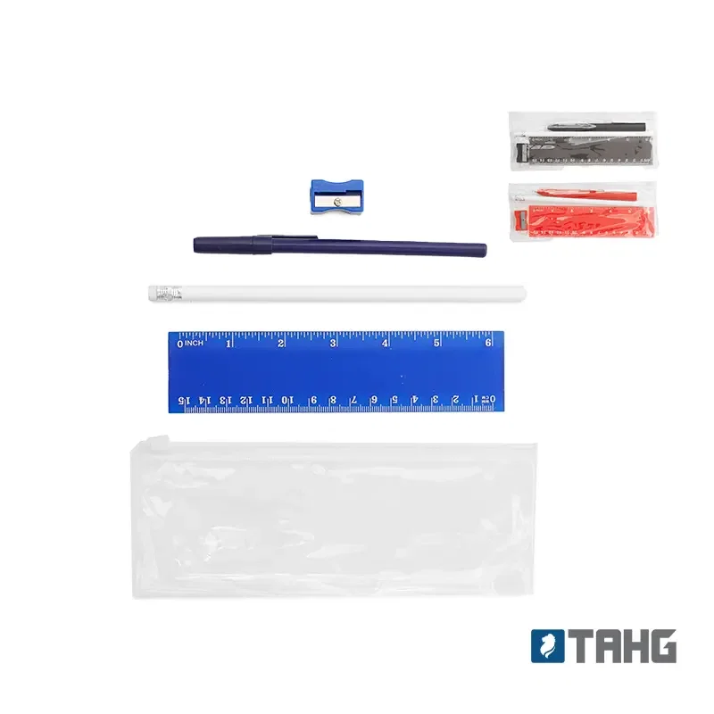 Set Stationery Visibility plástico con cierre