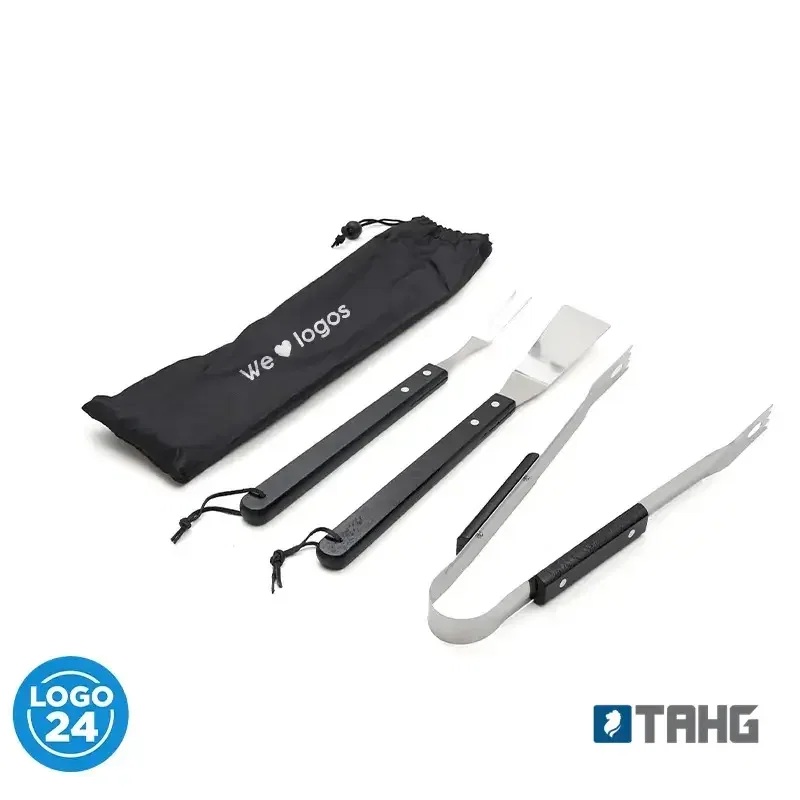 Bbq Bag Set acero inoxidable 40 x 15 cm Bbq Bag Set acero inoxidable 40 x 15 cm