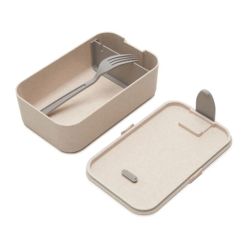 Lunch Set Health plástico con tenedor
