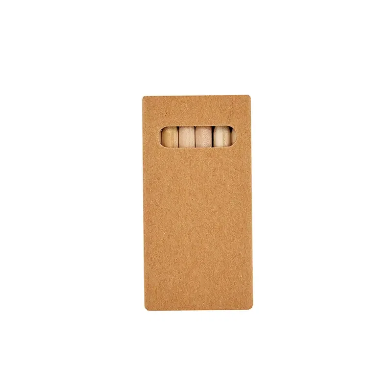 Set De Mini Lapices Grafito X 6 caja kraft