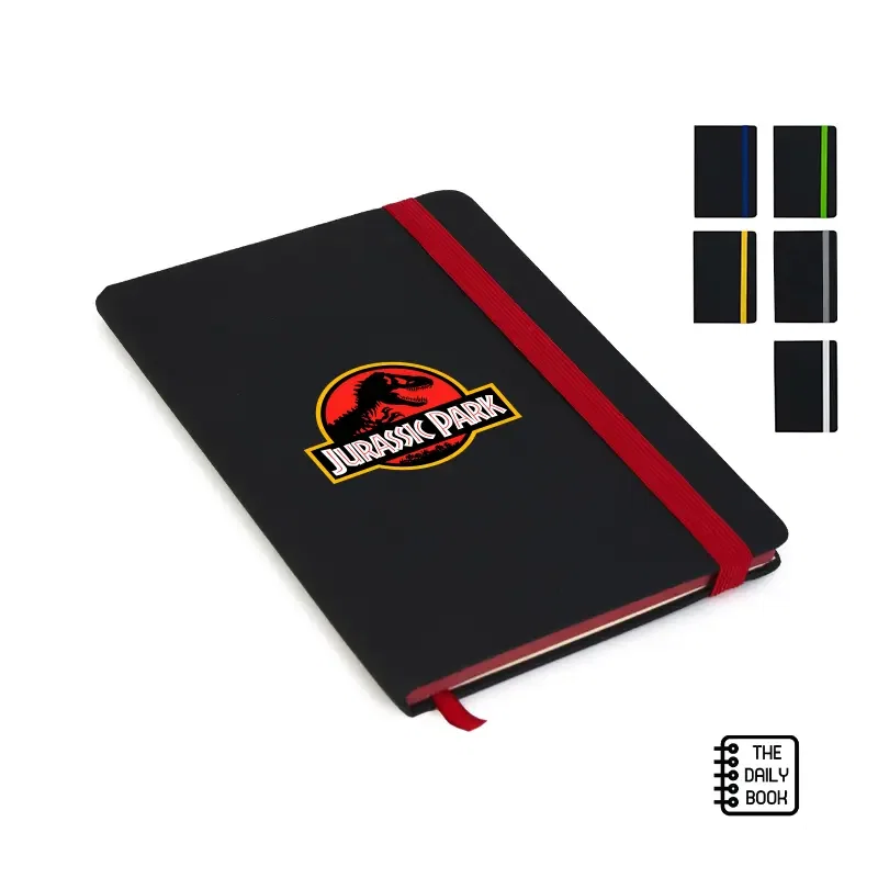 Cuadernos tapa dura corporativos personalizados con grabado láser para empresas Chile