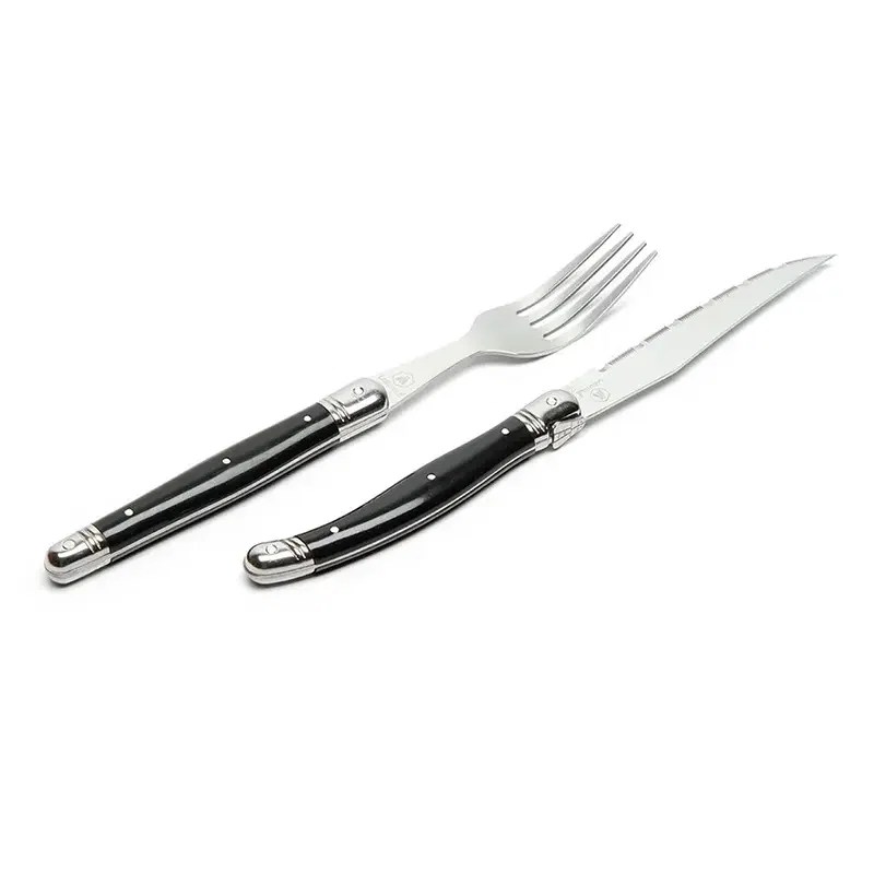 Set De 8 Cubiertos Laguiole 8 piezas acero 420