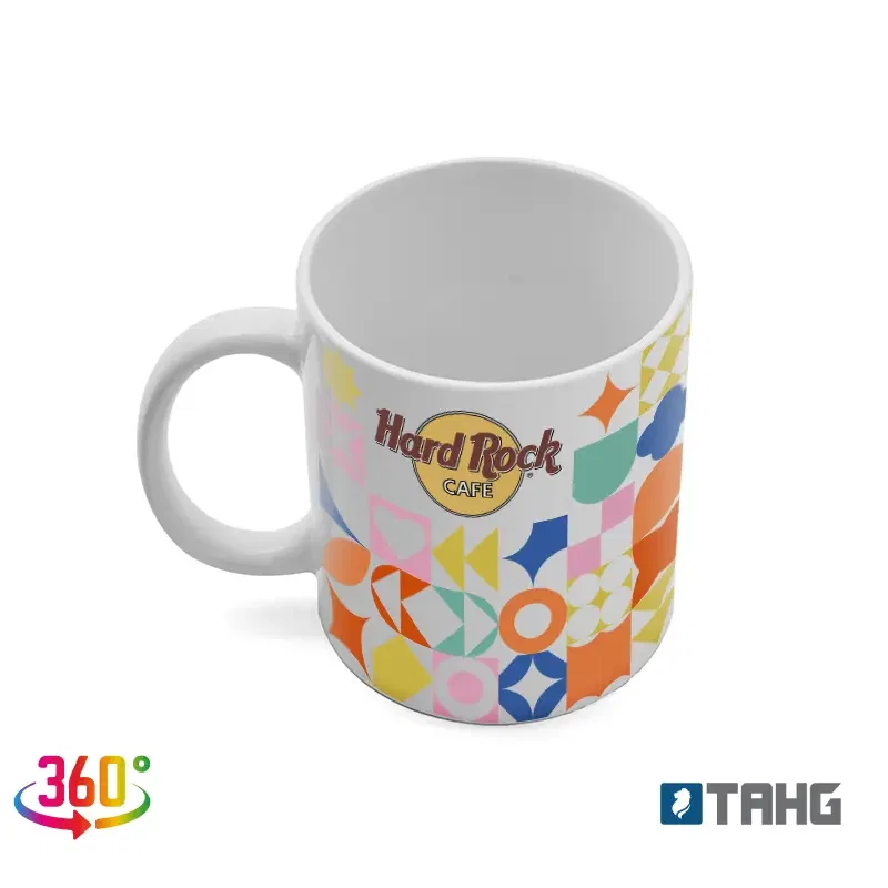 Mug - Canvas Sublimation 330 ml cerámica personalizado con logo empresa - Merchandising corporativo Chile