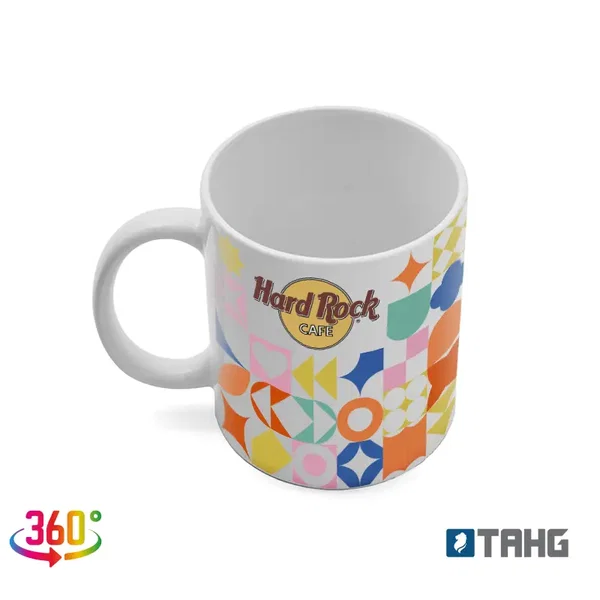 Mug - Canvas Sublimation 330 ml cerámica personalizado con logo empresa - Merchandising corporativo Chile