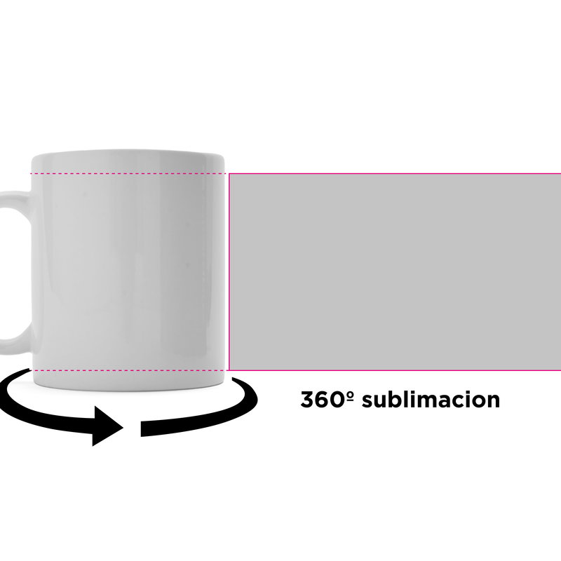 Mug - Canvas Sublimation 330 ml cerámica Mug - Canvas Sublimation 330 ml cerámica