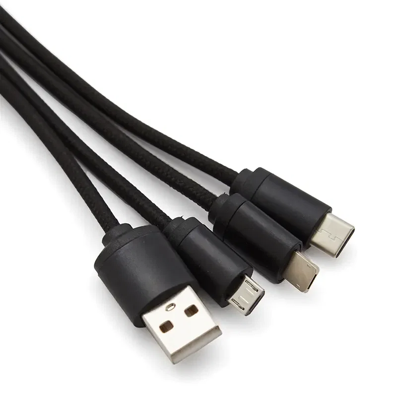 Cable 3 En 1 Versal plástico reciclado 17 cm