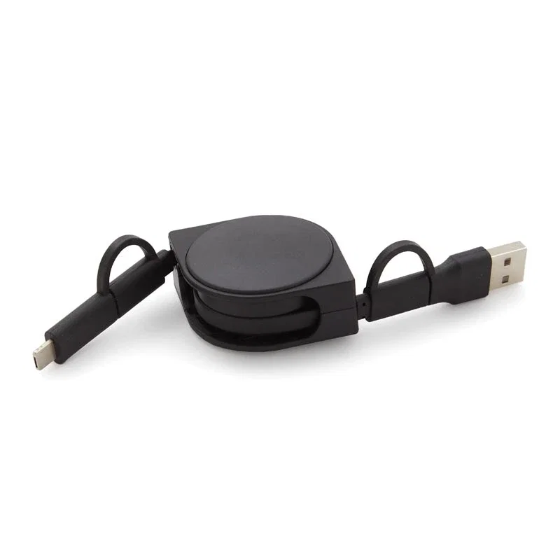 Cable 4 En 1 Snail enrollable 100 cm