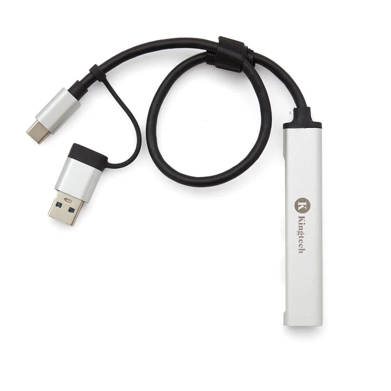 Hub Usb-C Slim metal, cable plegable