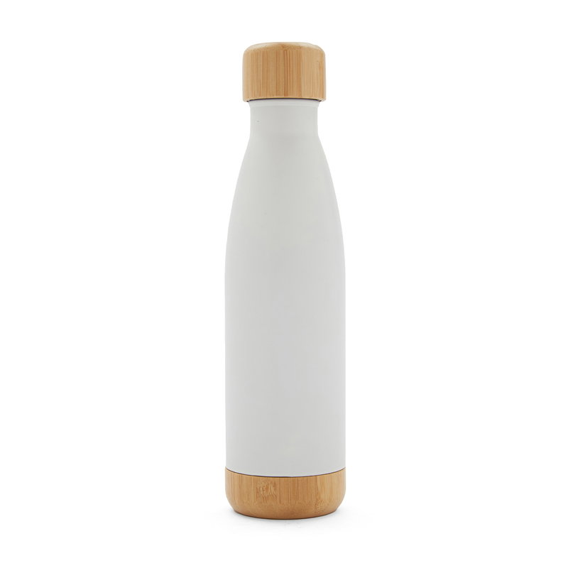 Botella Pasadena acero inoxidable y bambú