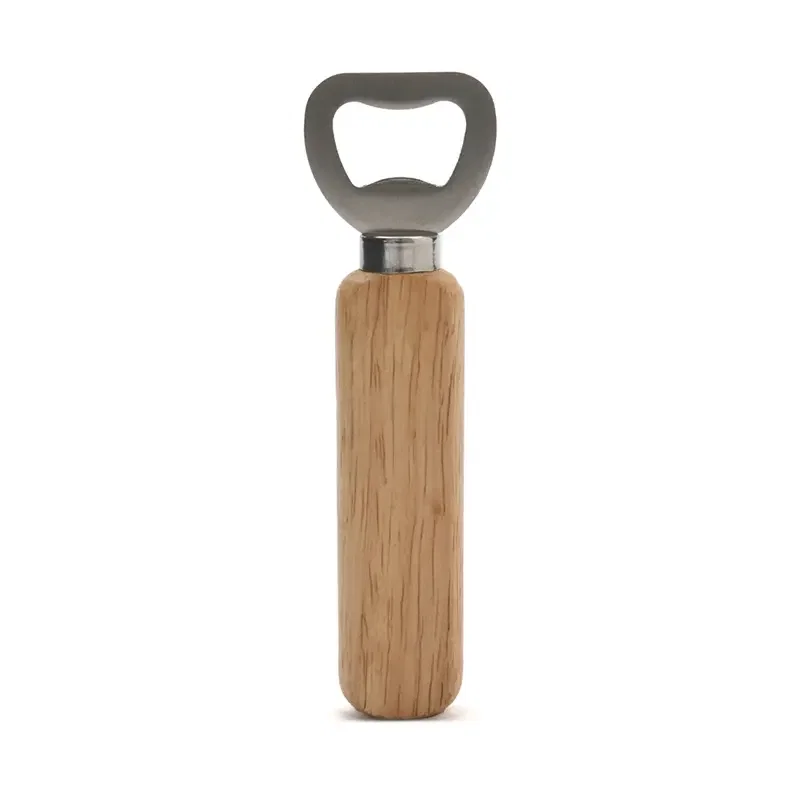 Destapador Amber acero y madera