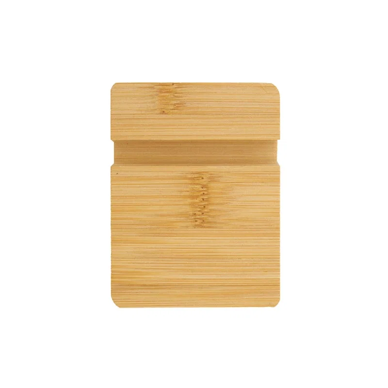 Base That bambú con ranuras para teléfono