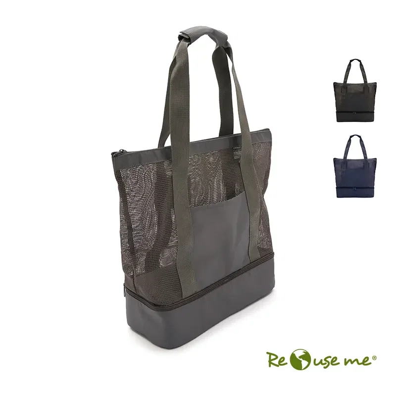 Cooler Tote Dual doble compartimiento, base cooler