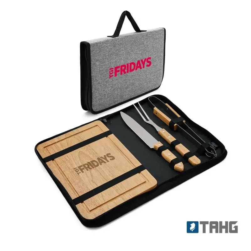 Set De Asado Brasa madera y metal Set De Asado Brasa madera y metal