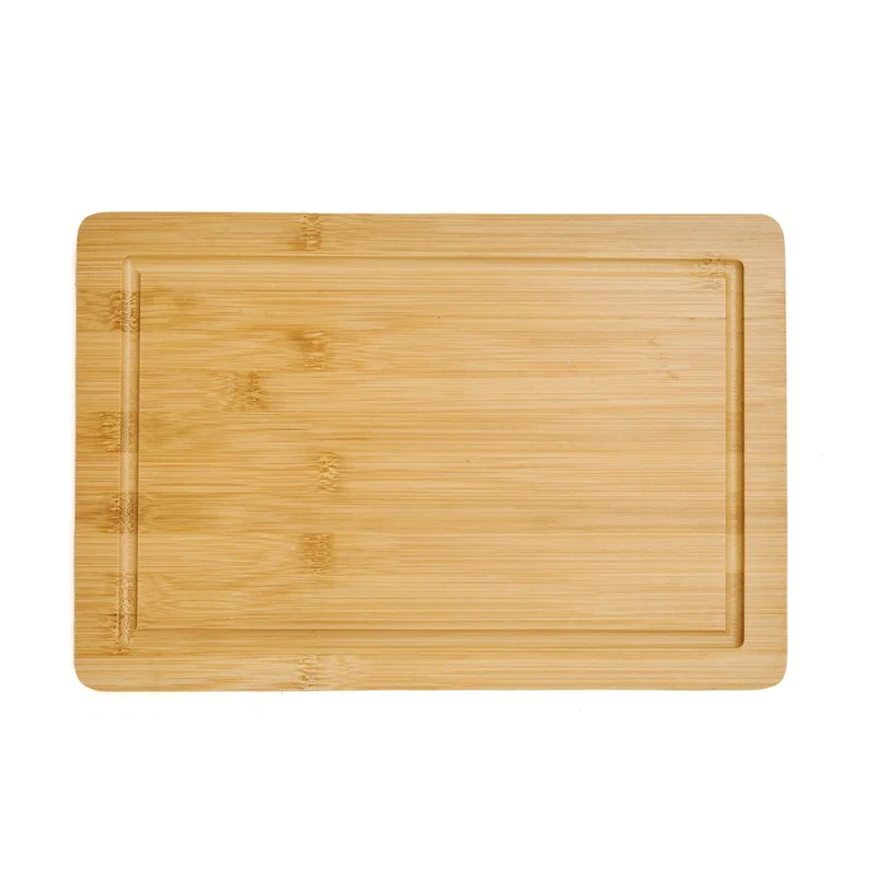 Set De Asado Roti bambú y cubiertos metálicos