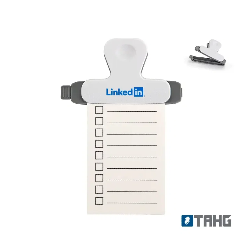Clip Magnetico Duo poliestireno clip magnético personalizado con logo empresa - Merchandising corporativo Chile