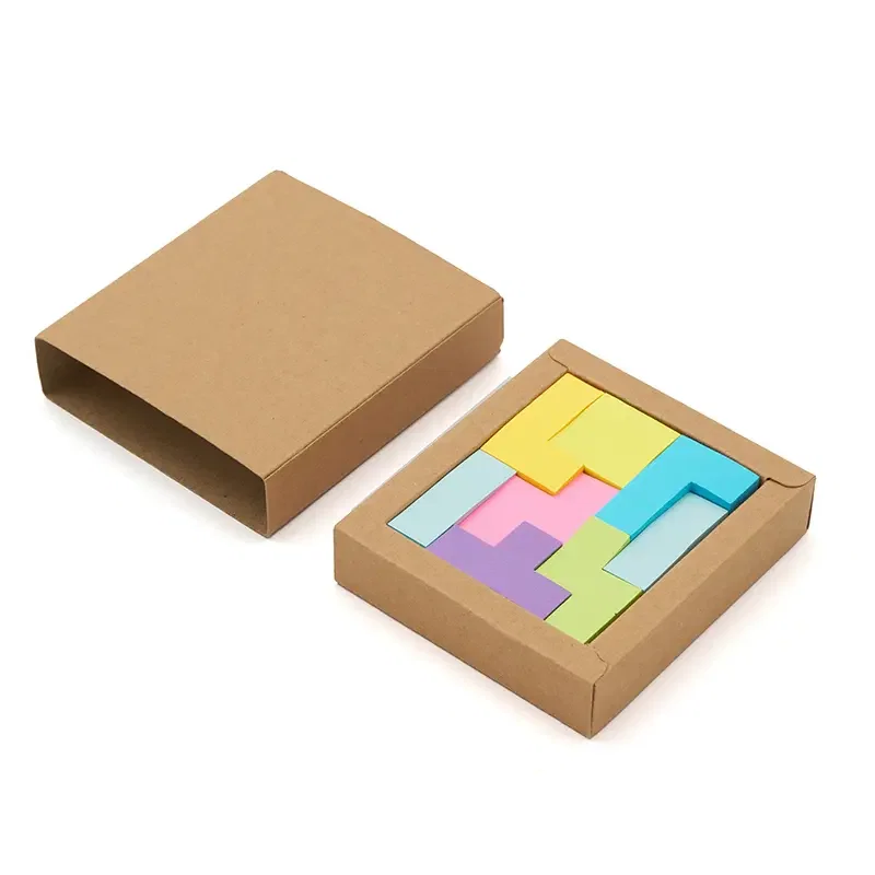 Set Memo Tetrix 200 mini notas cartón reciclado