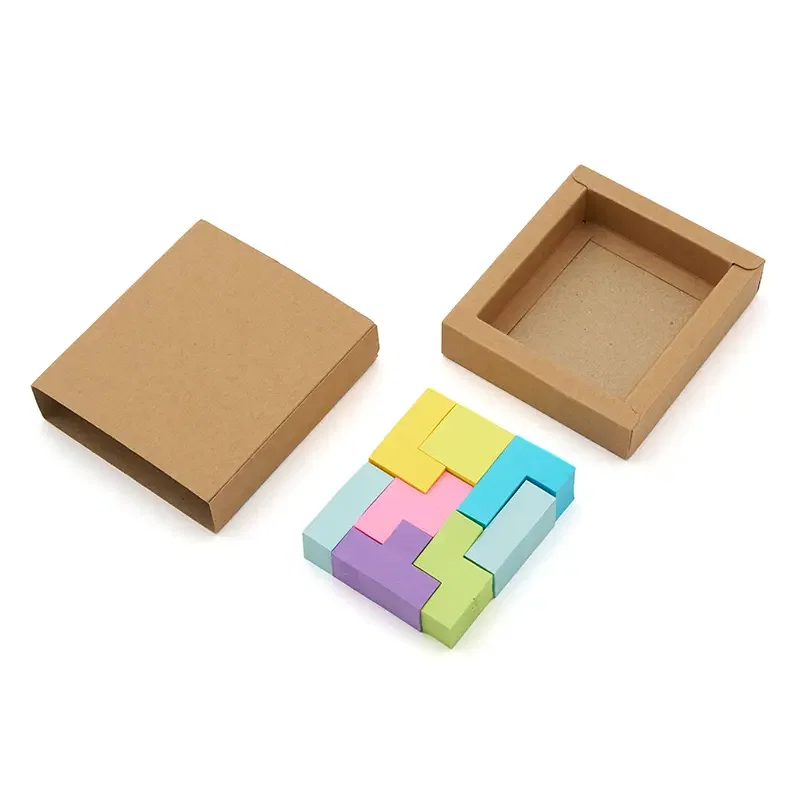 Set Memo Tetrix 200 mini notas cartón reciclado