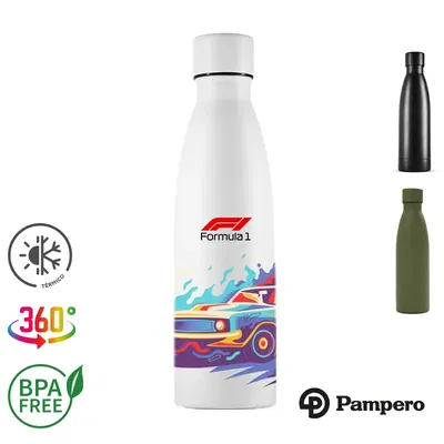 Botella Atuel Pampero personalizado con logo empresa - botella térmica corporativo Chile