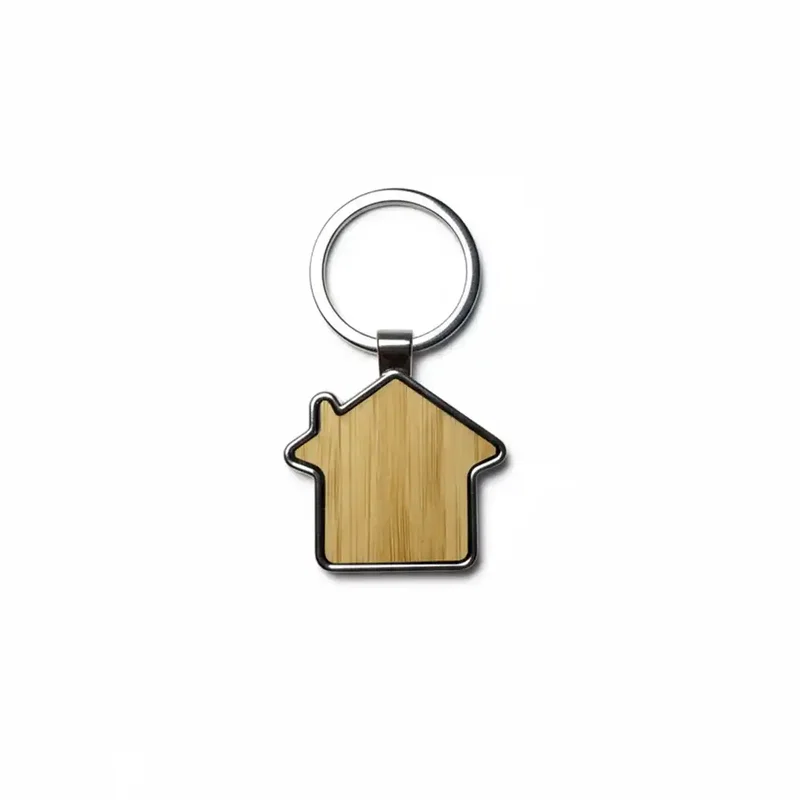 Llavero House madera y metal Llavero House madera y metal