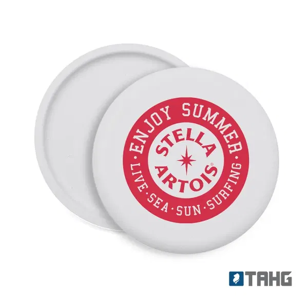 Frisbee Soft espuma de poliuretano (PU) personalizado con logo empresa - Merchandising corporativo Chile