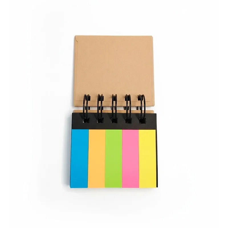 Set Memo Note cartón kraft, post-it 74 x 49 mm