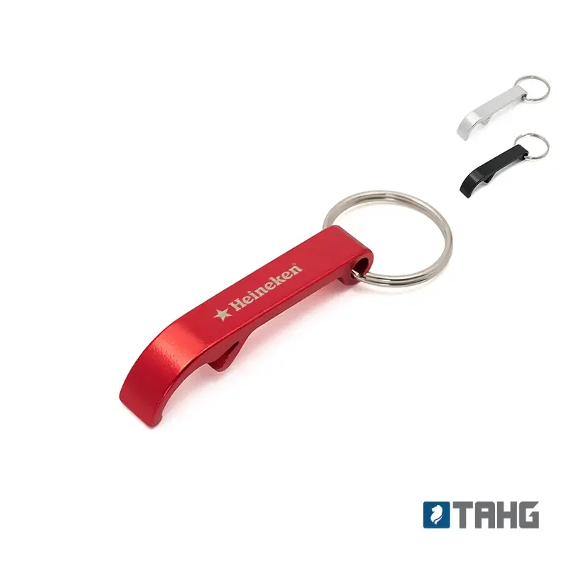 Llavero Destapador Snappy aluminio personalizado con logo empresa - Llaveros corporativo Chile