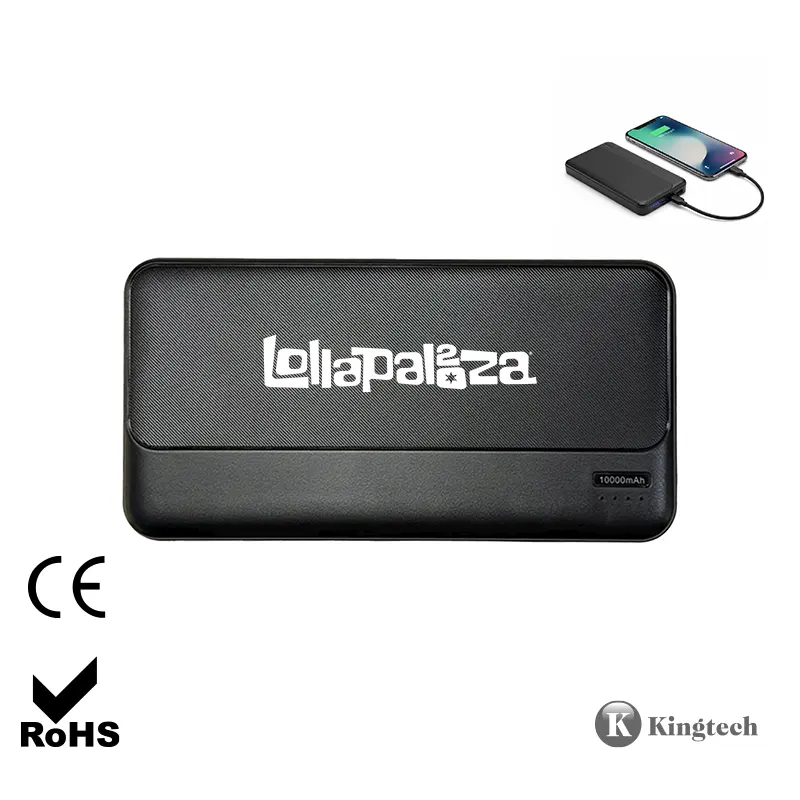 Power Bank Crux 10000 mAh plástico rígido — vista destacada
