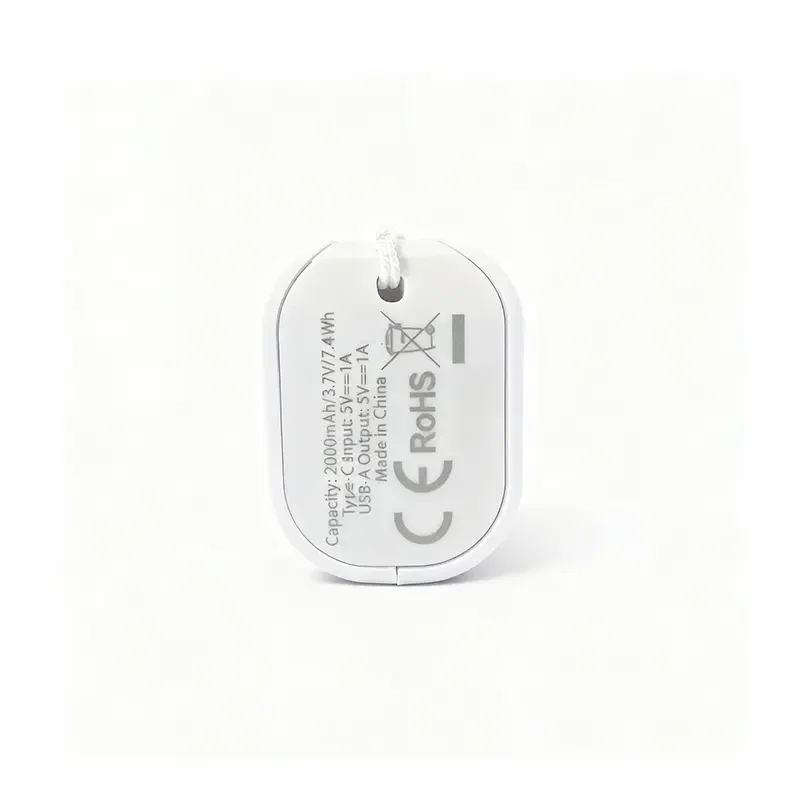 Power Bank Sync 2000 mAh plástico rígido