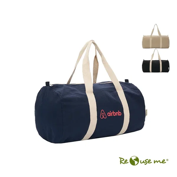 Bolso Newport algodón reciclado con cremallera personalizado con logo empresa - Merchandising corporativo Chile