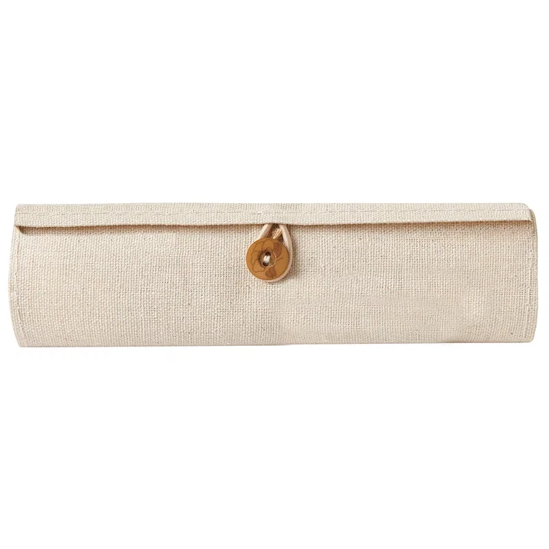Pencil Case Reuseme lienzo, cierre botón