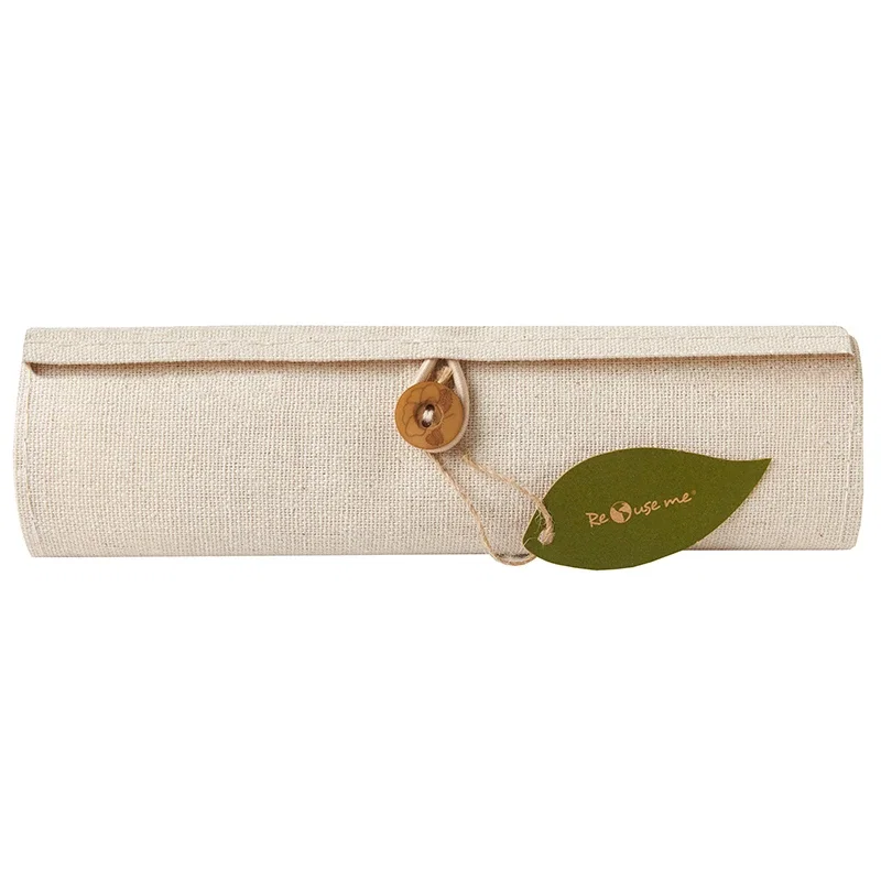 Pencil Case Reuseme lienzo, cierre botón