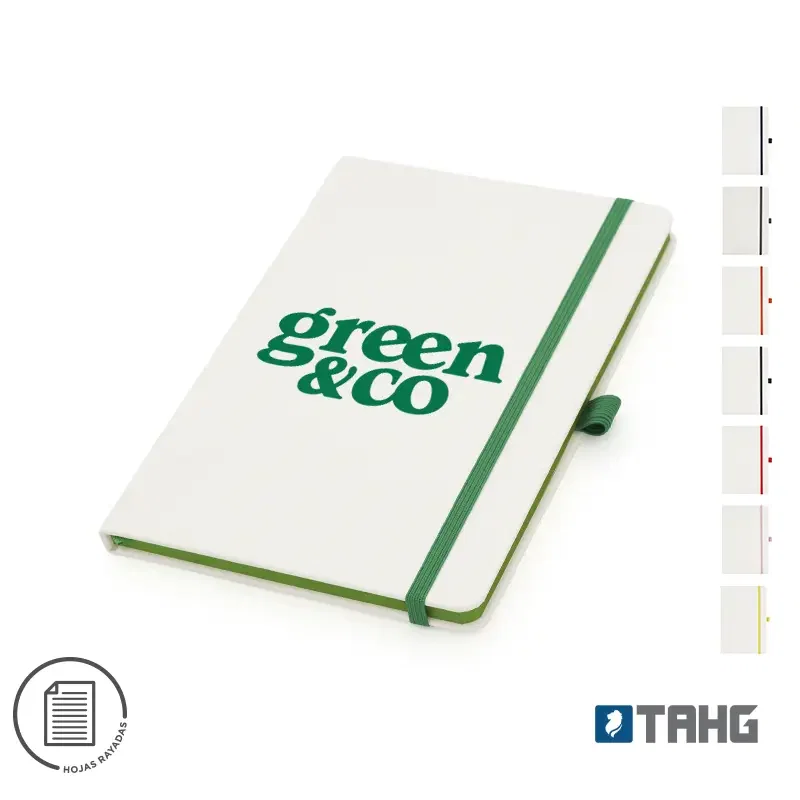 Cuaderno Delta A5, tapa de PU personalizado con logo empresa - Tapa Dura corporativo Chile