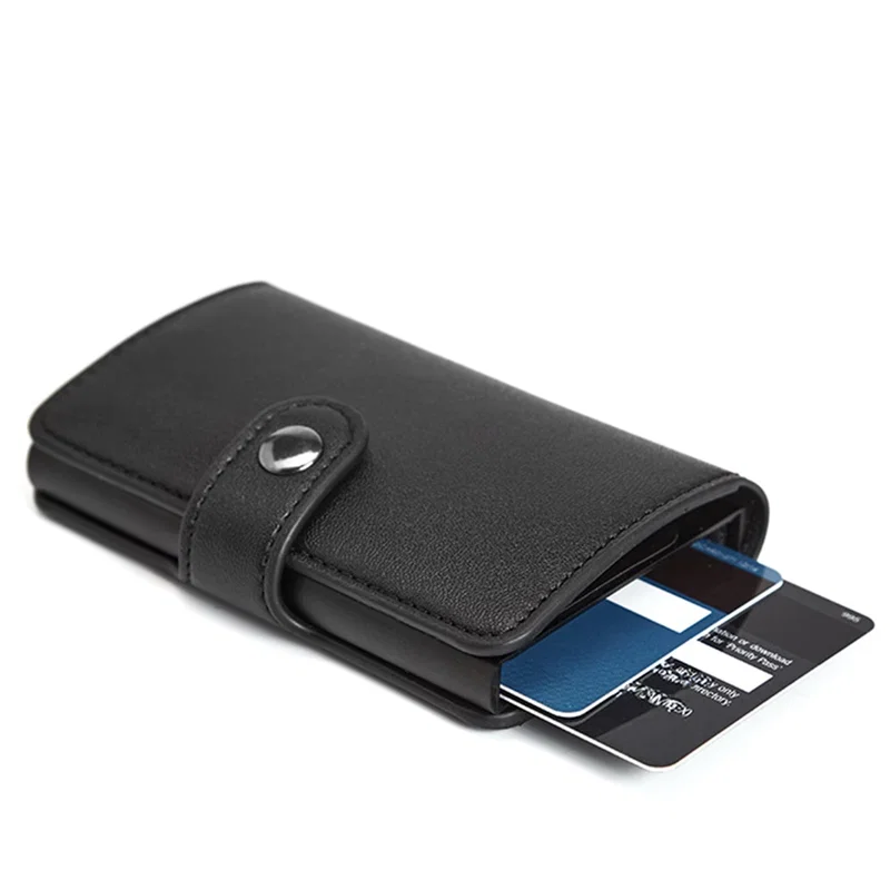 Porta Tarjetas De Credito Con Billetera 6 tarjetas