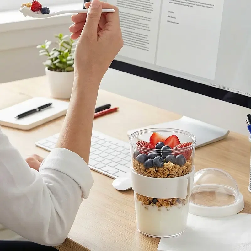 Mug Greco plástico PS, tapa domo