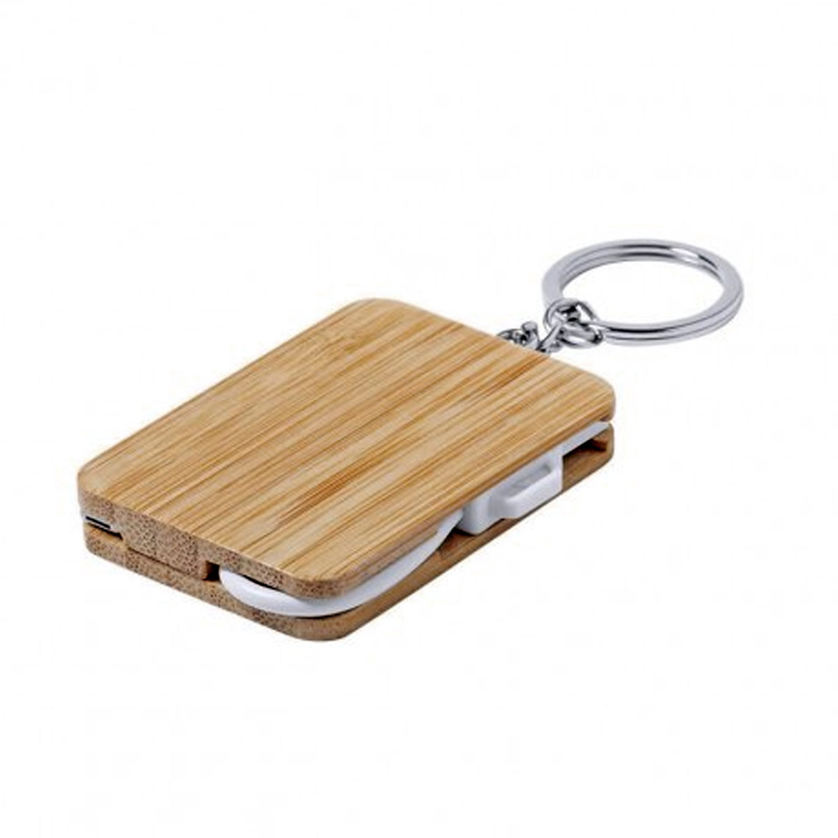 Cable Conector Bamboo Multicargador T62 bambú