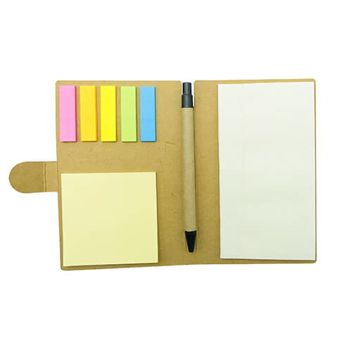 Set Memo Set Tapa Cartón + Boligrafo N2 N2 50 hojas