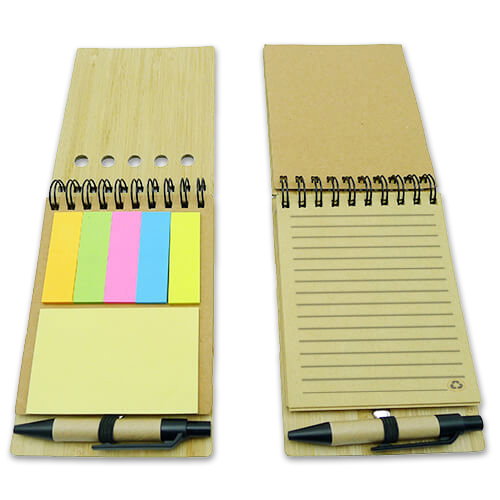 Set Memo N7 bambú 60 hojas
