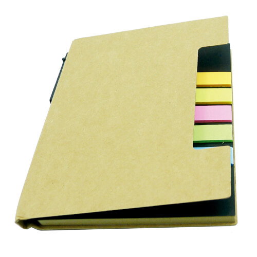 Set Memo N19 tapa Cartón Kraft 11.5x14.5 cm