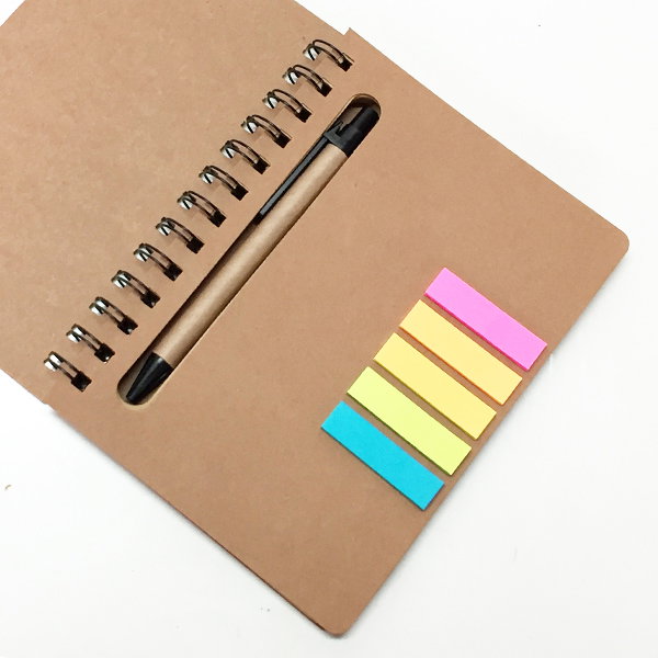 Set Cuaderno - Libreta - Memo Set Tapa Cartón +