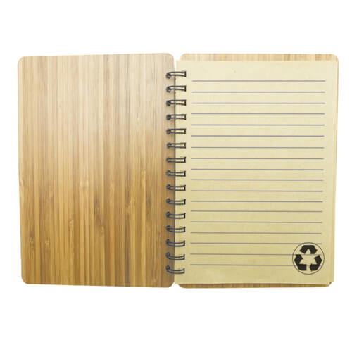Cuaderno - Libreta Tapa Bamboo N31 bambú 15x22