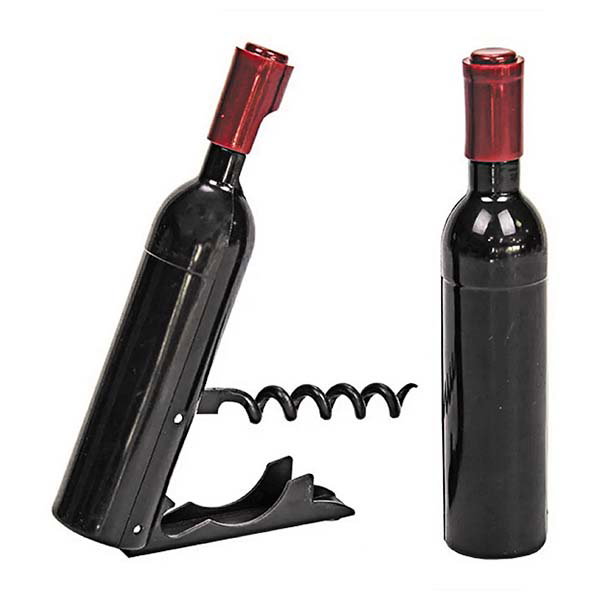 Descorchador Botella W18 plástico y metal personalizado con logo empresa - Merchandising corporativo Chile