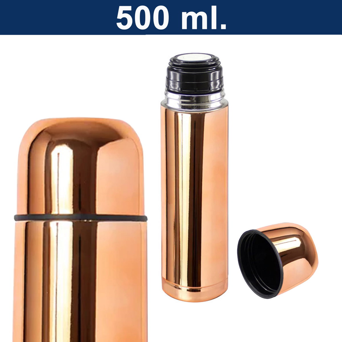 Botella Acero Inoxidable Térmico M59 Encobrizado