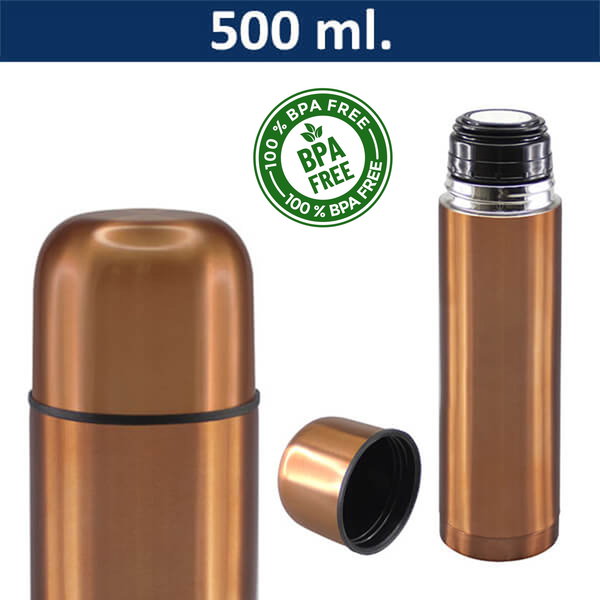 Botella M61 500 ml acero inoxidable personalizado con logo empresa - Merchandising corporativo Chile
