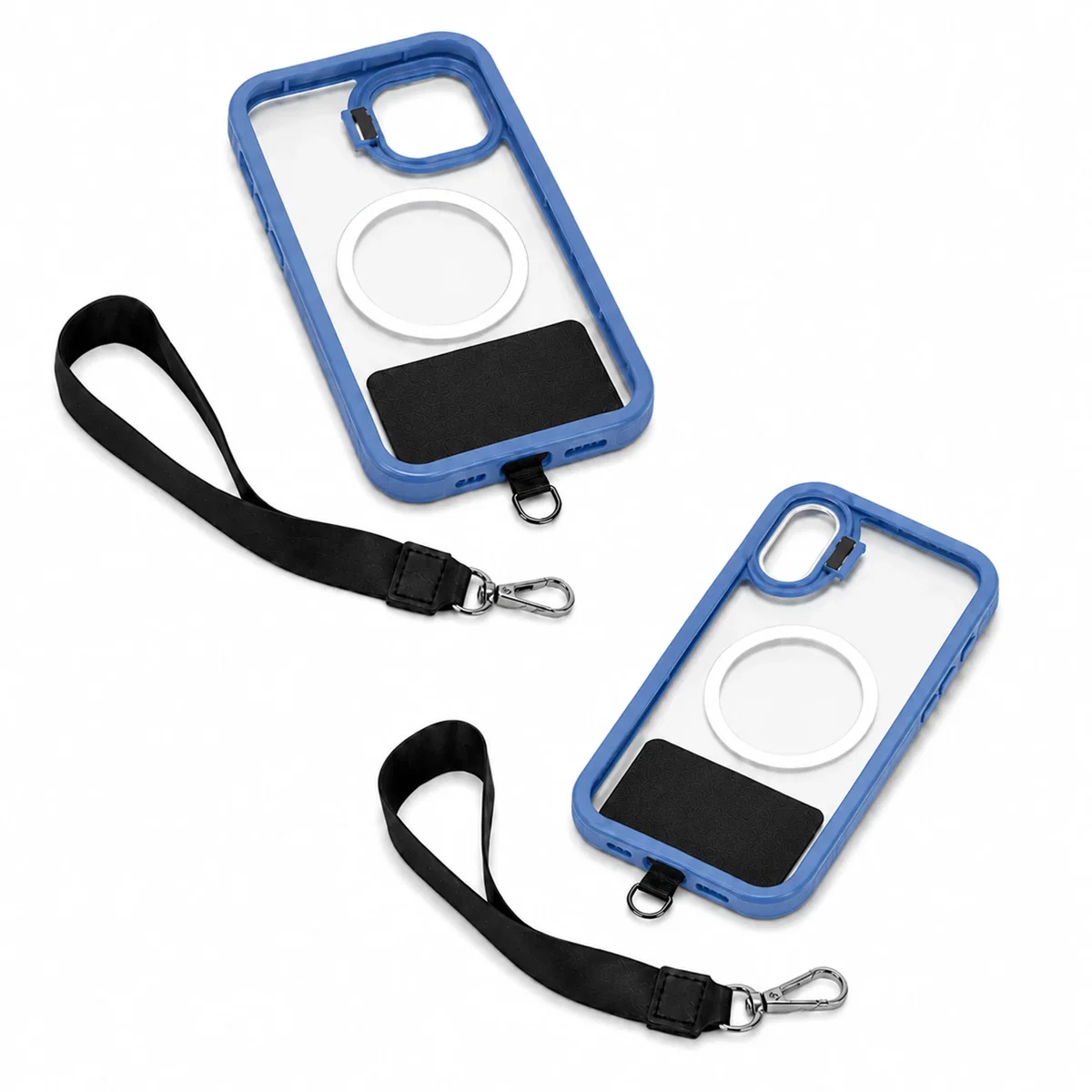 Lanyard Porta-Celular Ce10 poliéster y eco-cuero