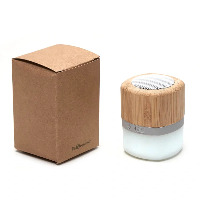 Parlante Track Bluetooth bambú